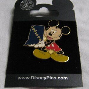 Disney Store - 12 Months of Magic - Mickey Mouse - State Pin - Indiana